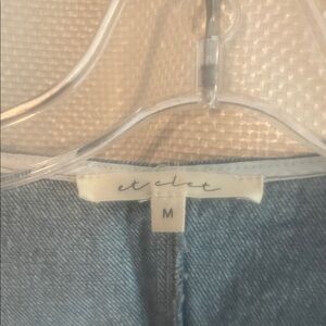 Et Clet Women's Blue Denim Vest